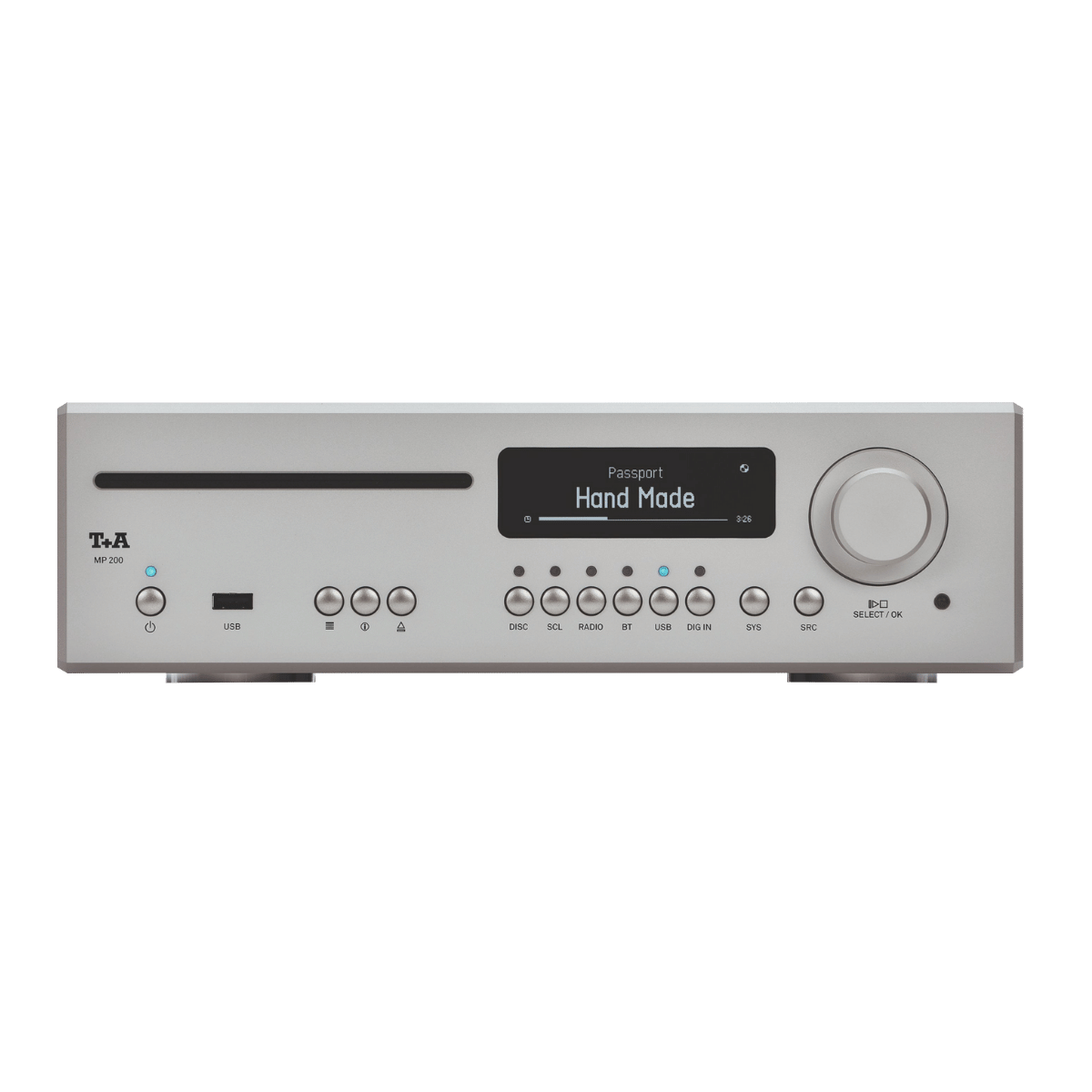 T+A Hi-Fi MP 200 Multi-source Player Silver #colour_silver