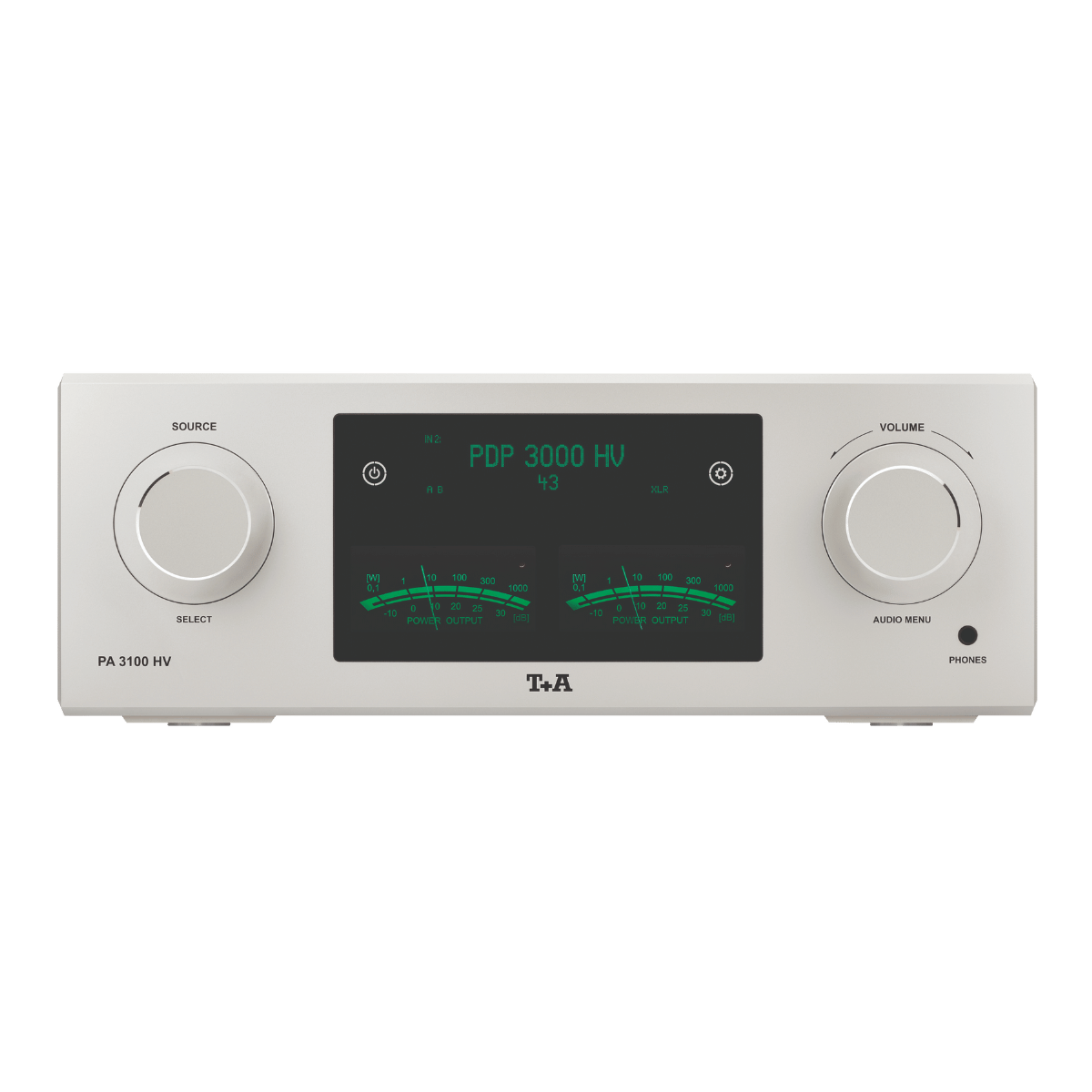 T+A Hi-Fi PA 3100 HV Integrated Amplifier Silver #colour_silver