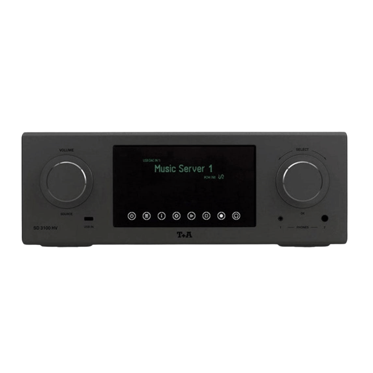 T+A Hi-Fi SD 3100 HV Reference Streaming DAC Titanium #colour_titanium