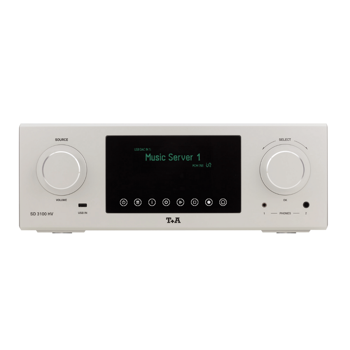 T+A Hi-Fi SD 3100 HV Reference Streaming DAC Silver #colour_silver
