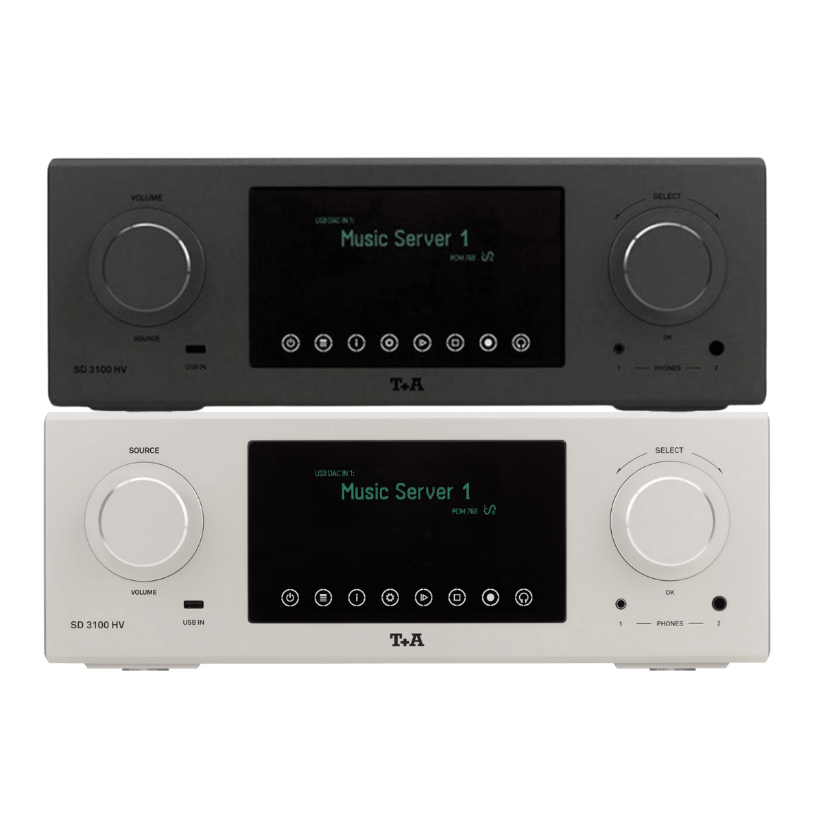 T+A Hi-Fi SD 3100 HV Reference Streaming DAC Silver & Titanium