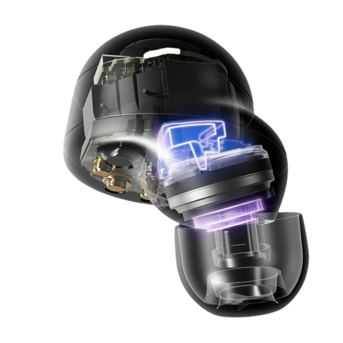 Technics EAH-AZ100 True Wireless Earbuds with Magnetic Fluid Driver Black #colour_Black