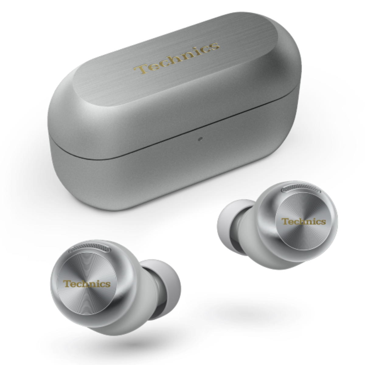 Technics EAH-AZ100 True Wireless Earbuds with Magnetic Fluid Driver Silver #colour_Silver