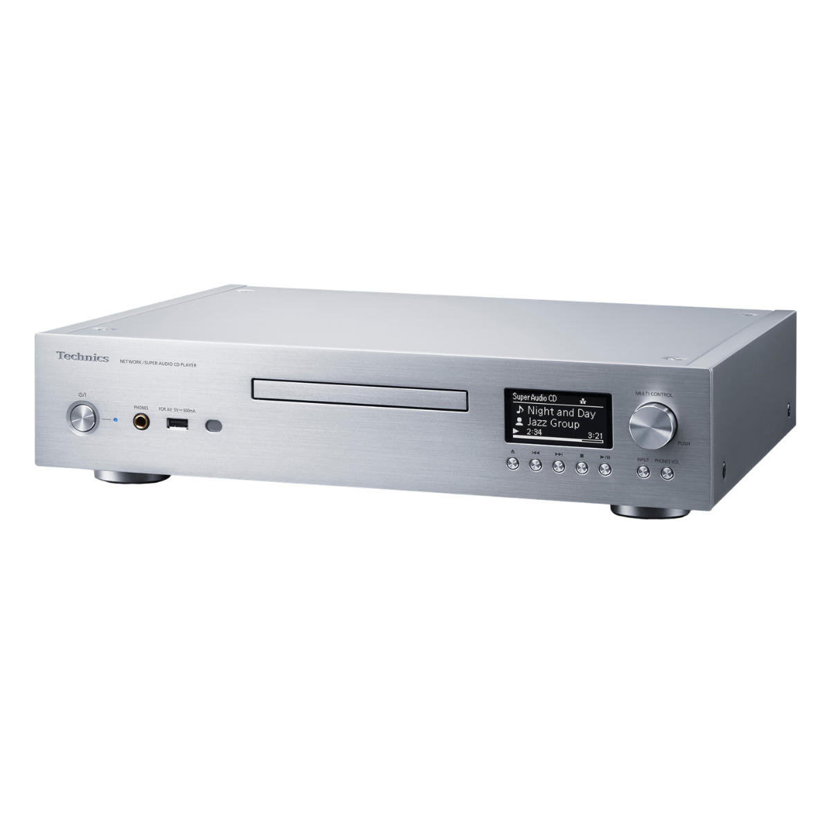 Technics SL-G700M2 SACD Player, DAC & Network Streamer Silver #colour_Silver