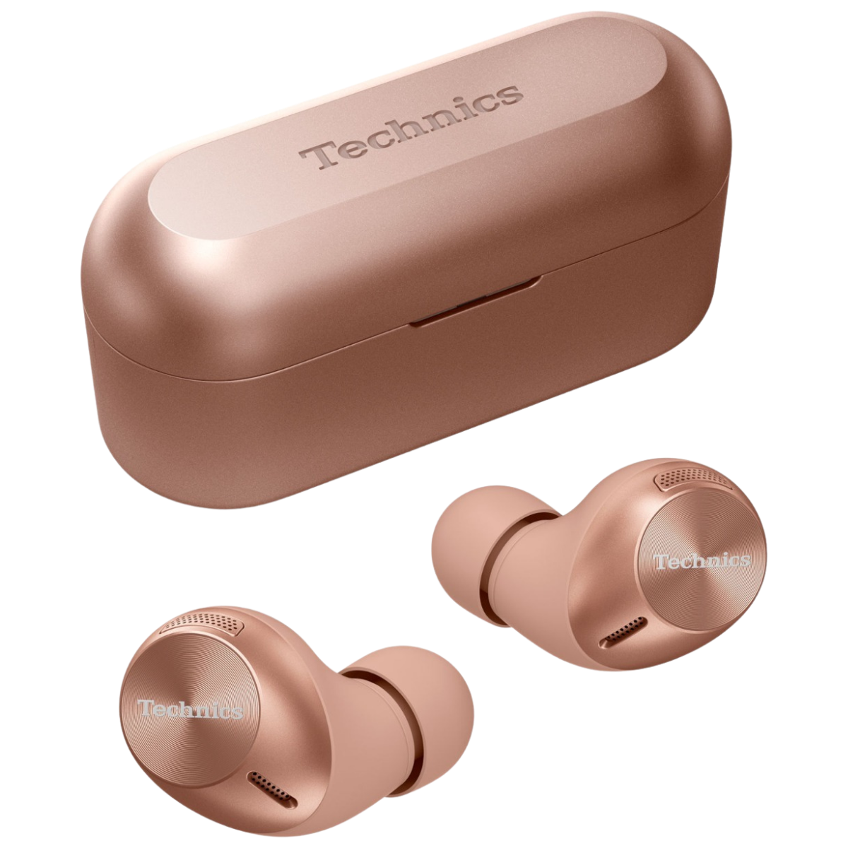 Technics EAH-AZ40M2 True Wireless Noise Cancelling Earbuds with Multipoint Bluetooth Rose Gold #colour_Rose Gold