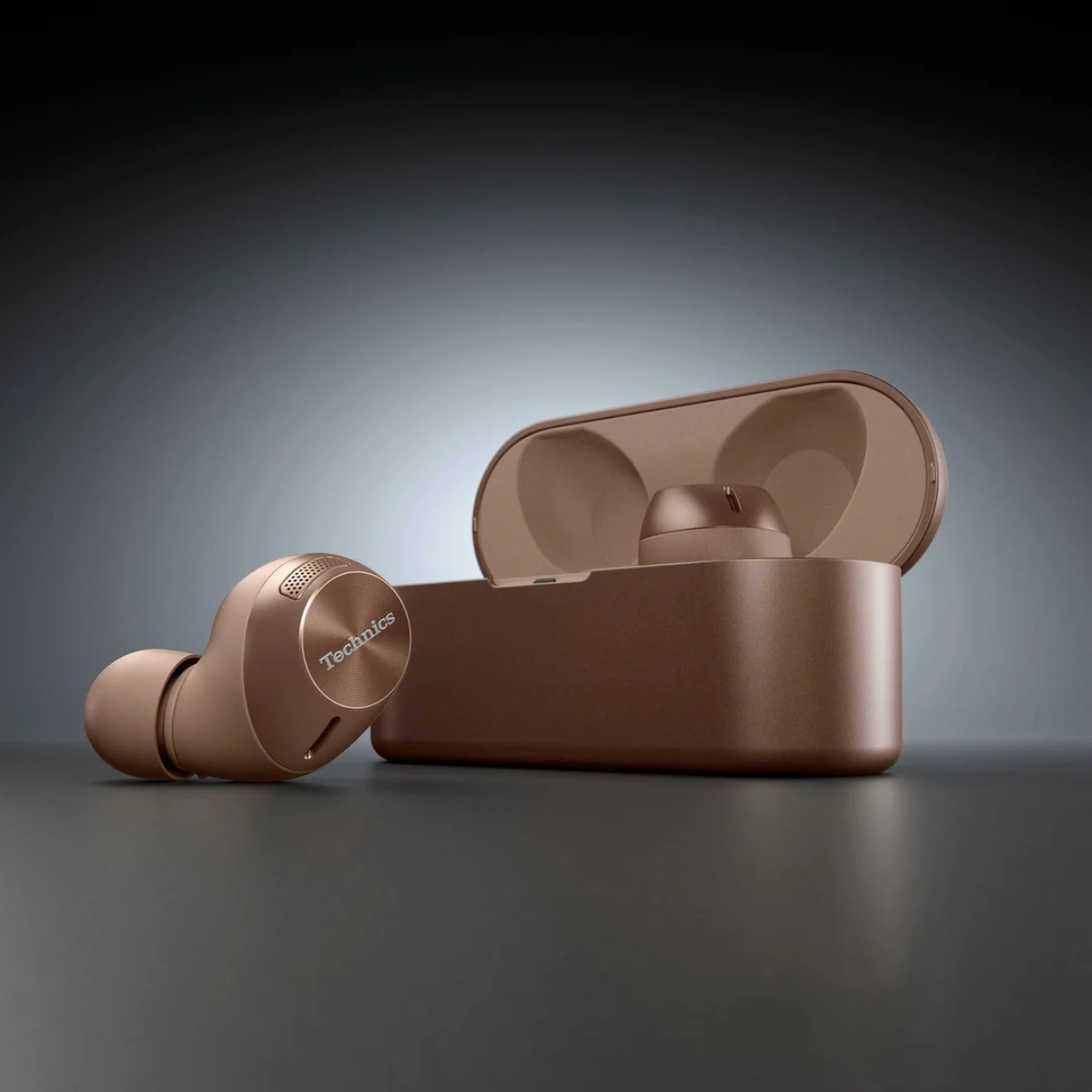 Technics EAH-AZ40M2 True Wireless Noise Cancelling Earbuds with Multipoint Bluetooth Rose Gold #colour_Rose Gold