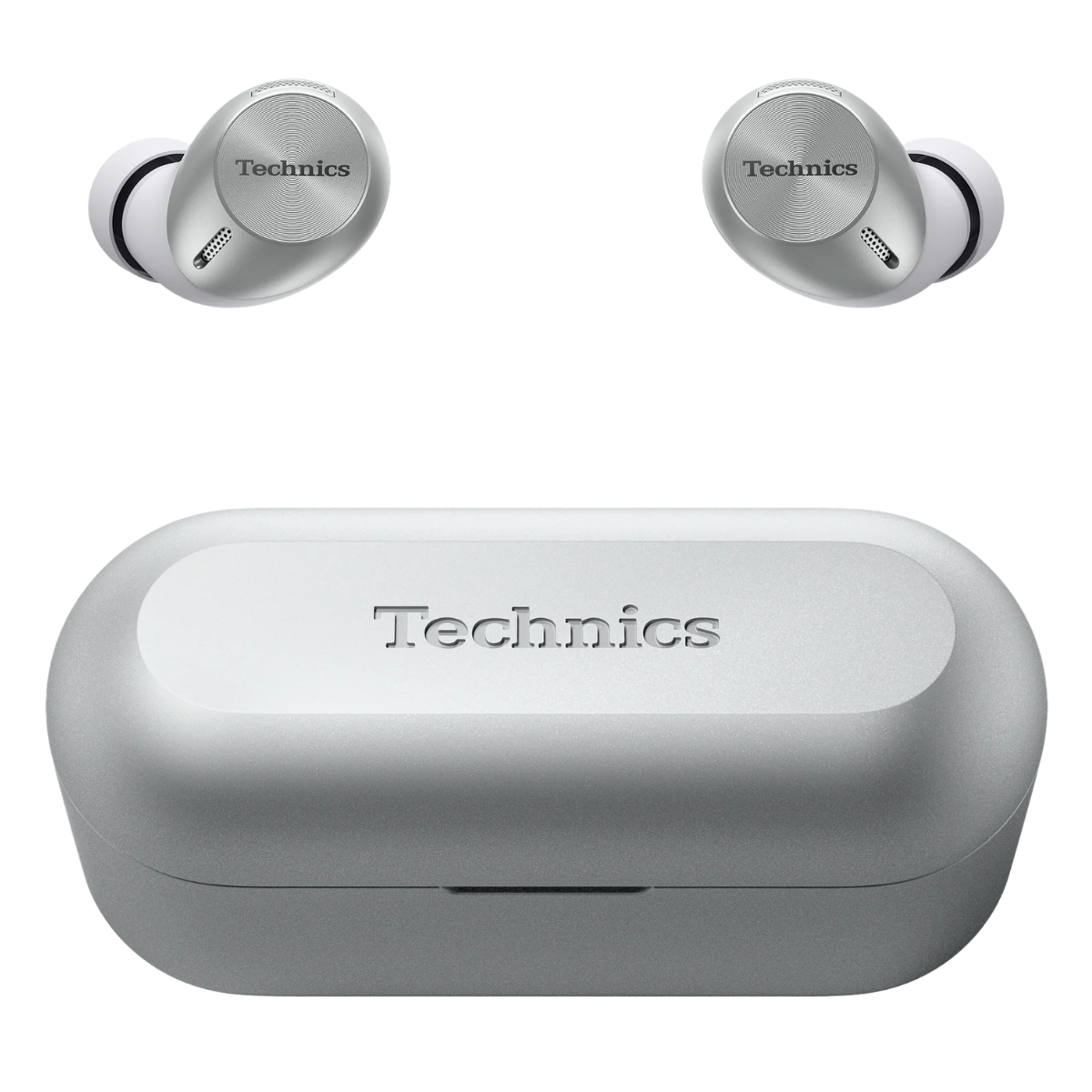 Technics EAH-AZ40M2 True Wireless Noise Cancelling Earbuds with Multipoint Bluetooth Silver #colour_Silver