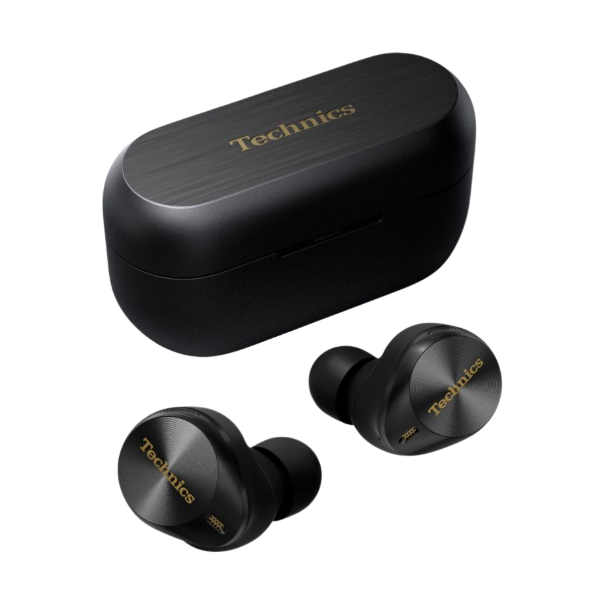 Technics EAH-AZ80 True Wireless Noise Cancelling Earbuds with Multipoint Bluetooth Black #colour_Black