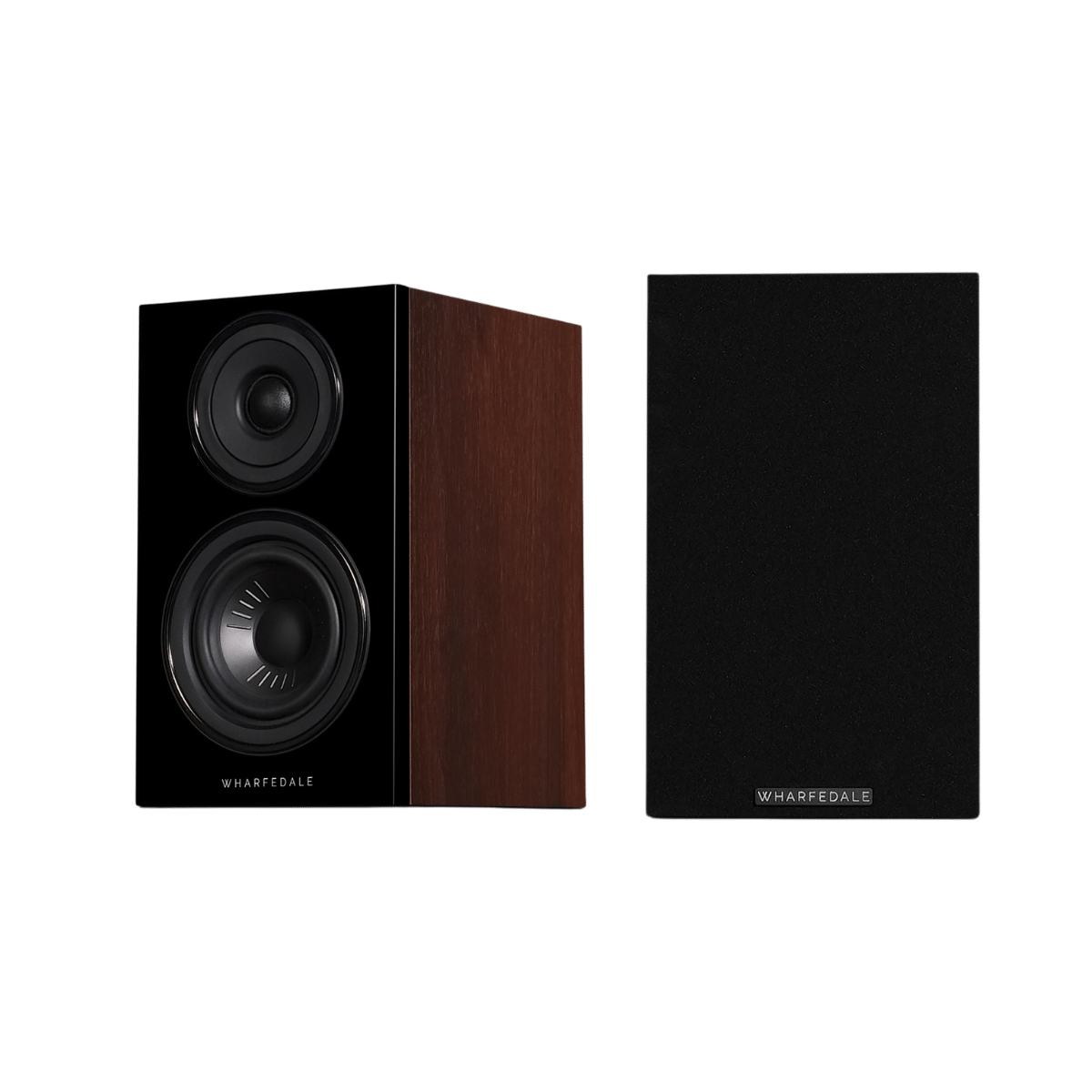 Wharfedale Diamond 12.0 Bookshelf Speakers Dark Walnut #colour_dark walnut