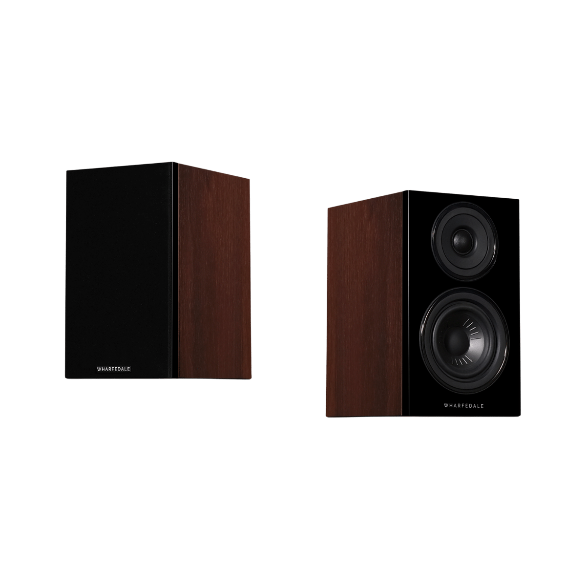 Wharfedale Diamond 12.0 Bookshelf Speakers Dark Walnut #colour_dark walnut