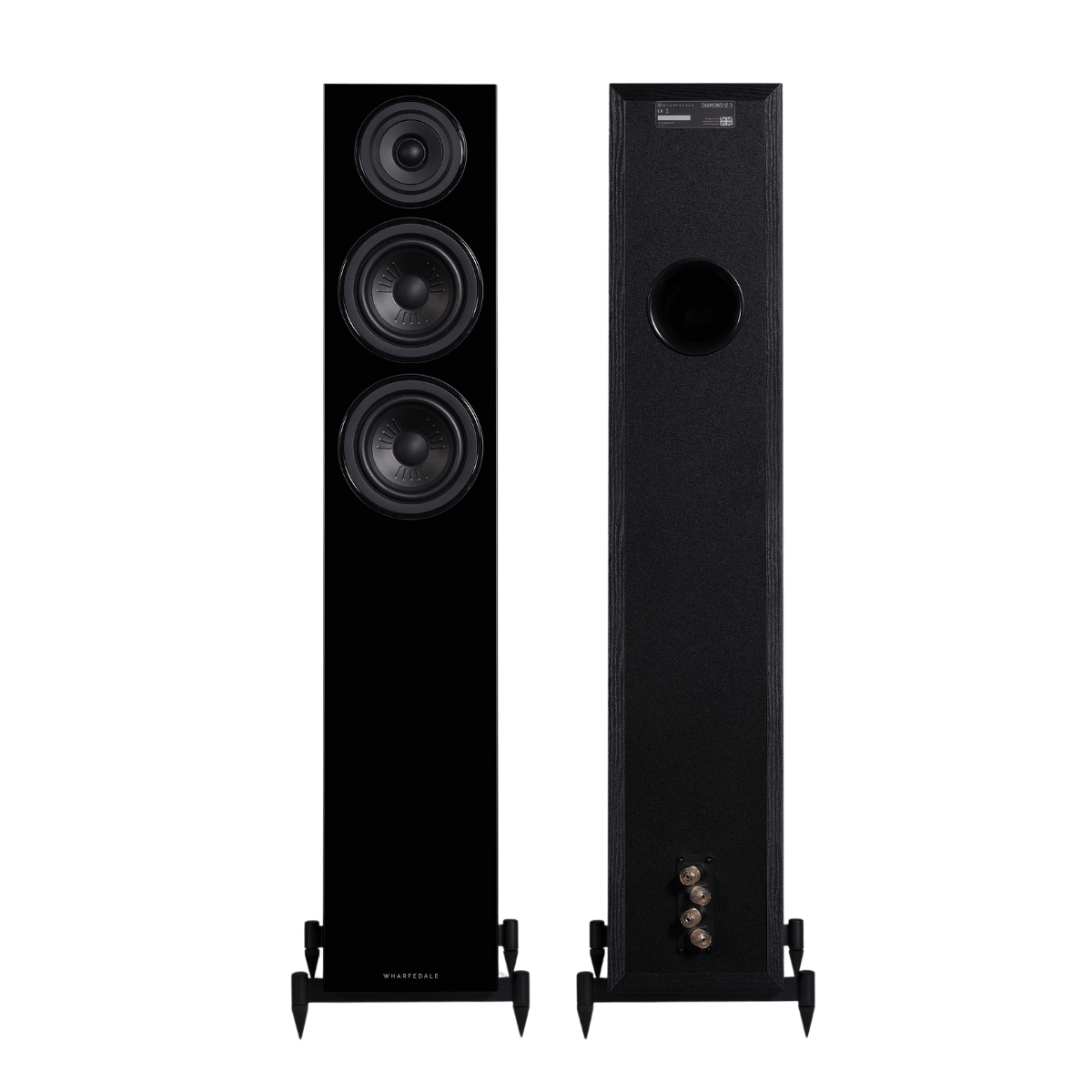 Wharfedale Diamond 12.3 Floorstanding Speakers #colour_black