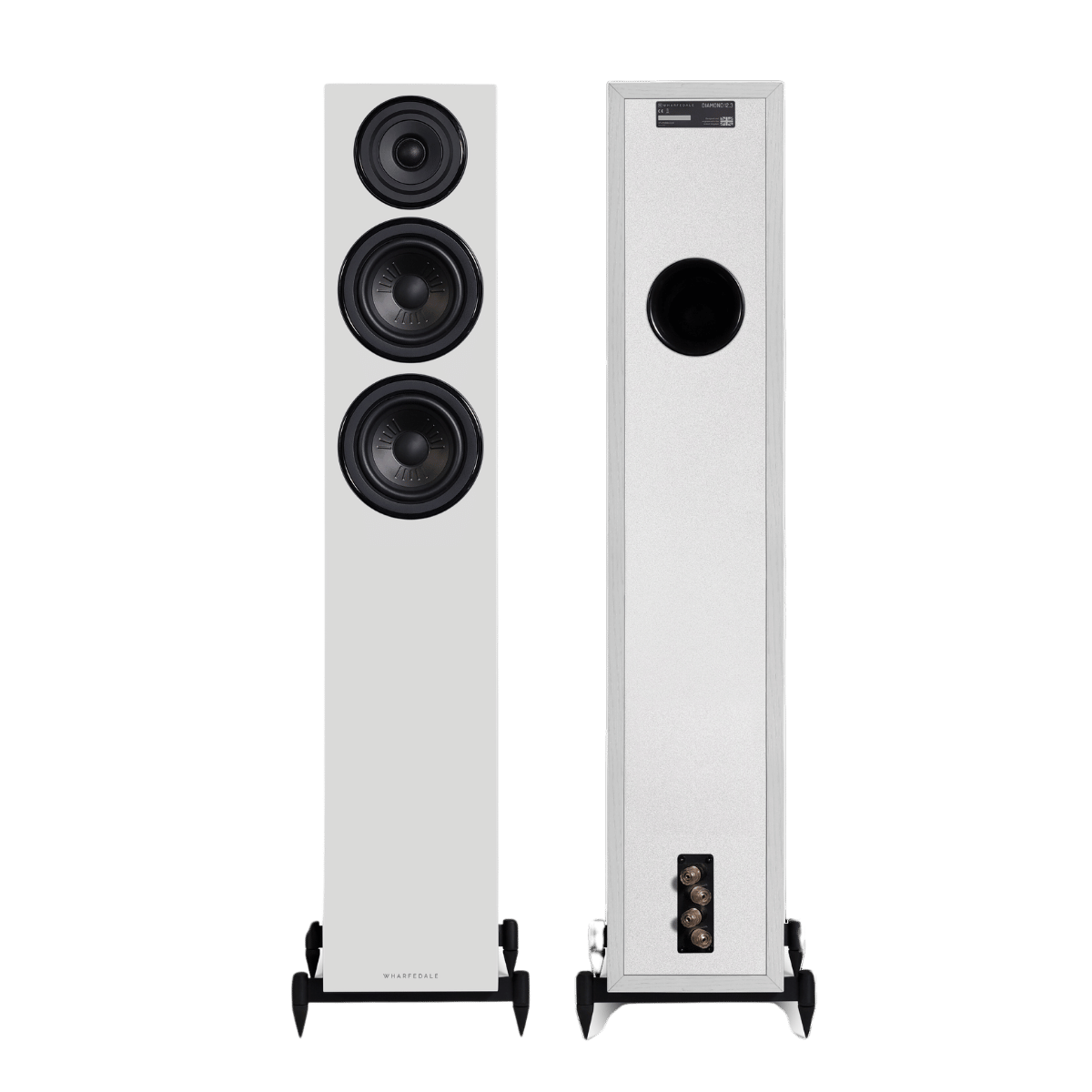 Wharfedale Diamond 12.3 Floorstanding Speakers #colour_white oak