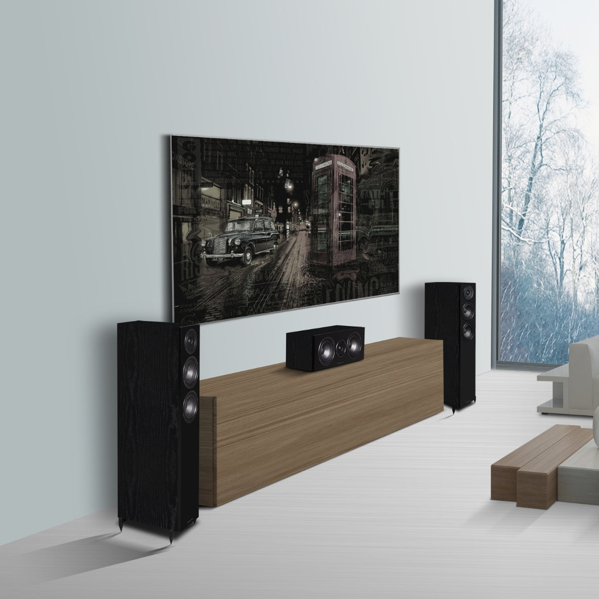 Wharfedale Diamond 12.3 Floorstanding Speakers #colour_black