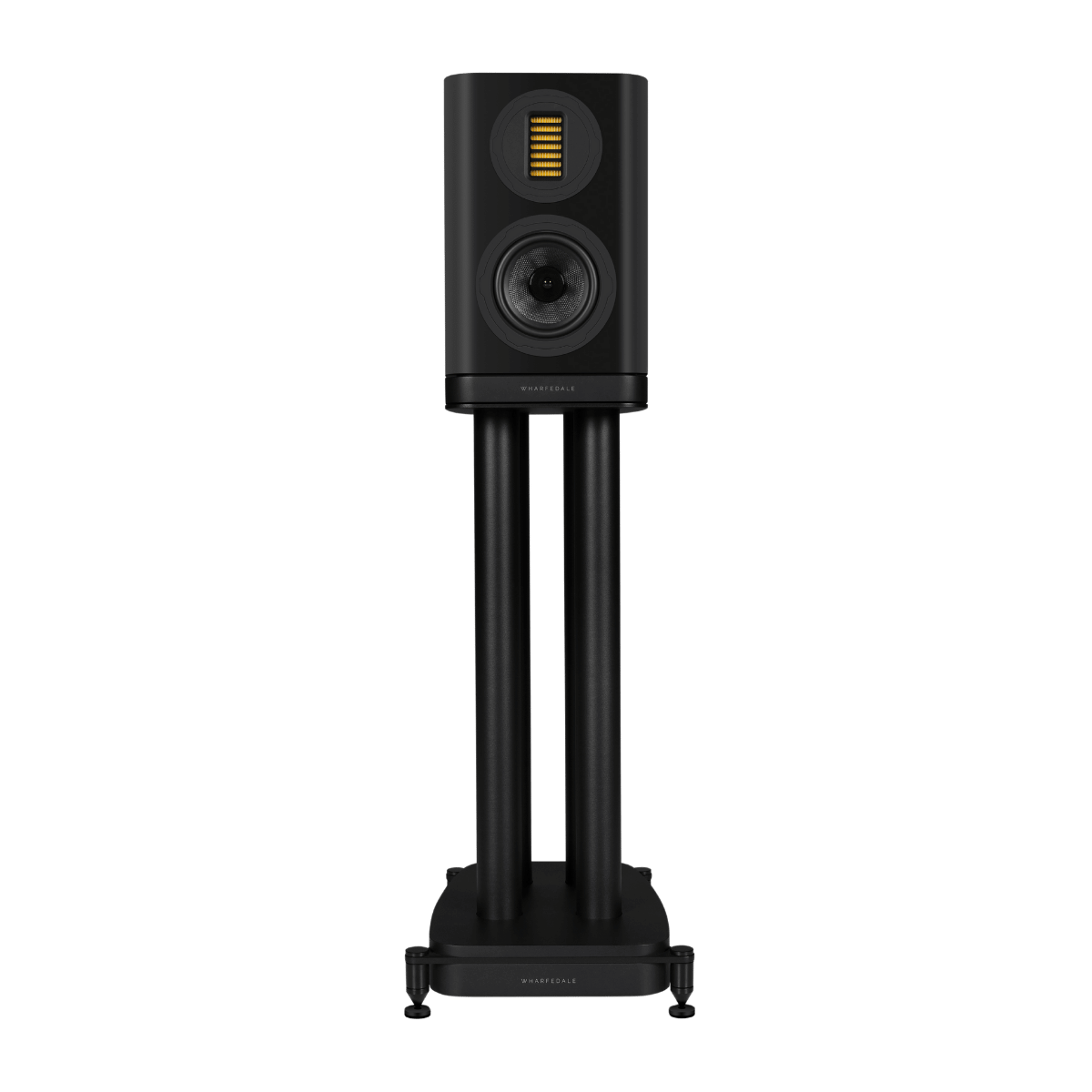 Wharfedale EVO5.1 Bookshelf Speakers with stand Black #colour_black