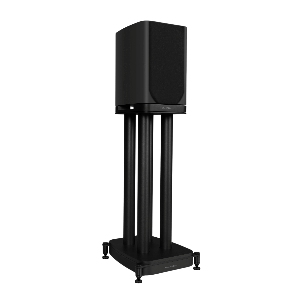 Wharfedale EVO5.1 Bookshelf Speakers with stand Black #colour_black