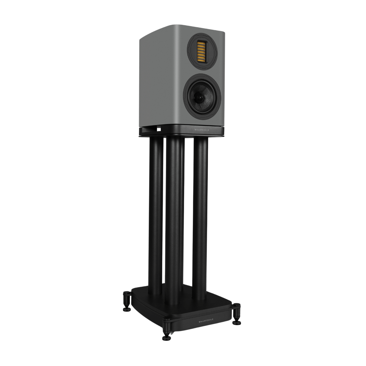 Wharfedale EVO5.1 Bookshelf Speakers with stand Grey #colour_grey