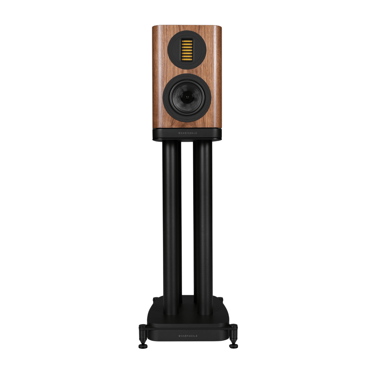 Wharfedale EVO5.1 Bookshelf Speakers with stand Walnut #colour_walnut