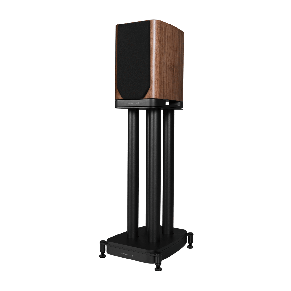 Wharfedale EVO5.1 Bookshelf Speakers with stand Walnut #colour_walnut