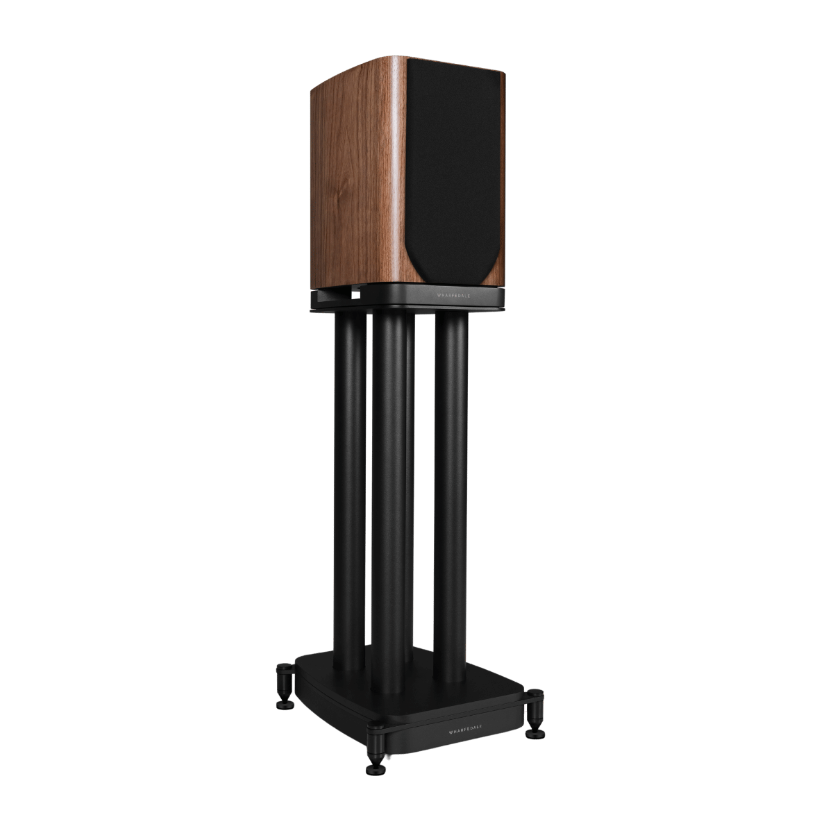 Wharfedale EVO5.1 Bookshelf Speakers with stand Walnut #colour_walnut