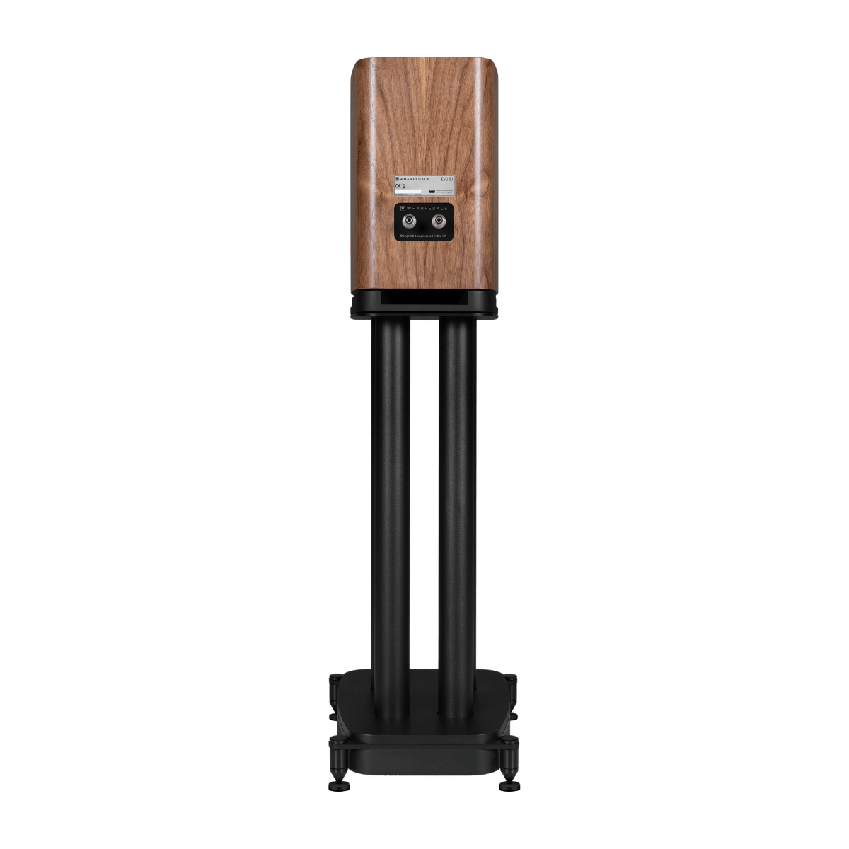 Wharfedale EVO5.1 Bookshelf Speakers with stand Walnut #colour_walnut