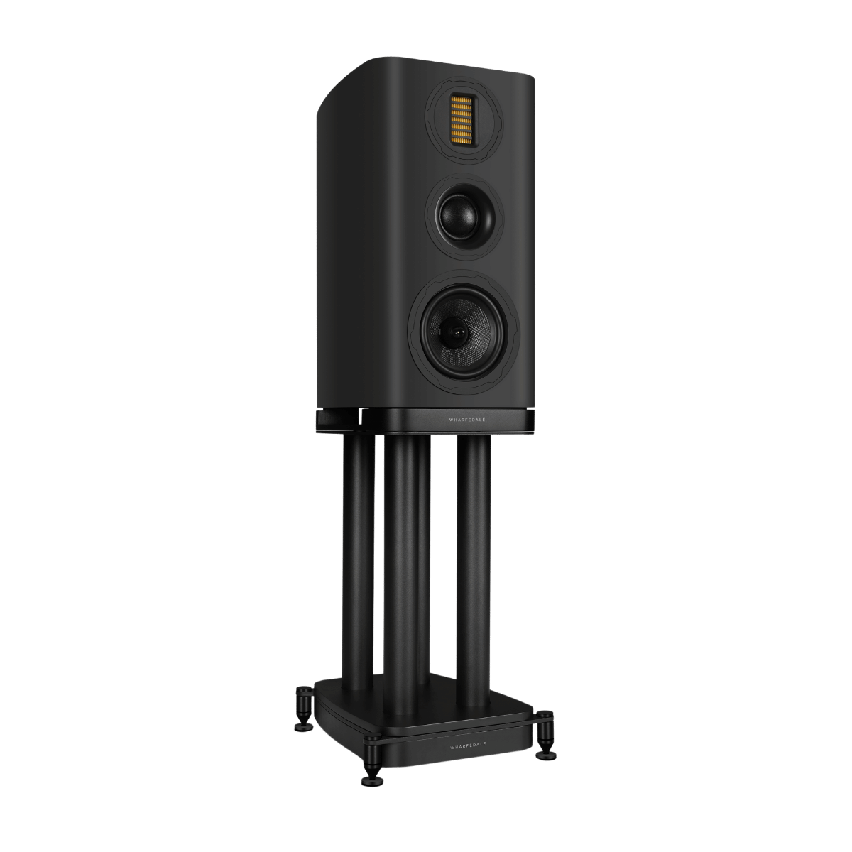Wharfedale EVO5.2 Standmount Speakers with stand Black #colour_black