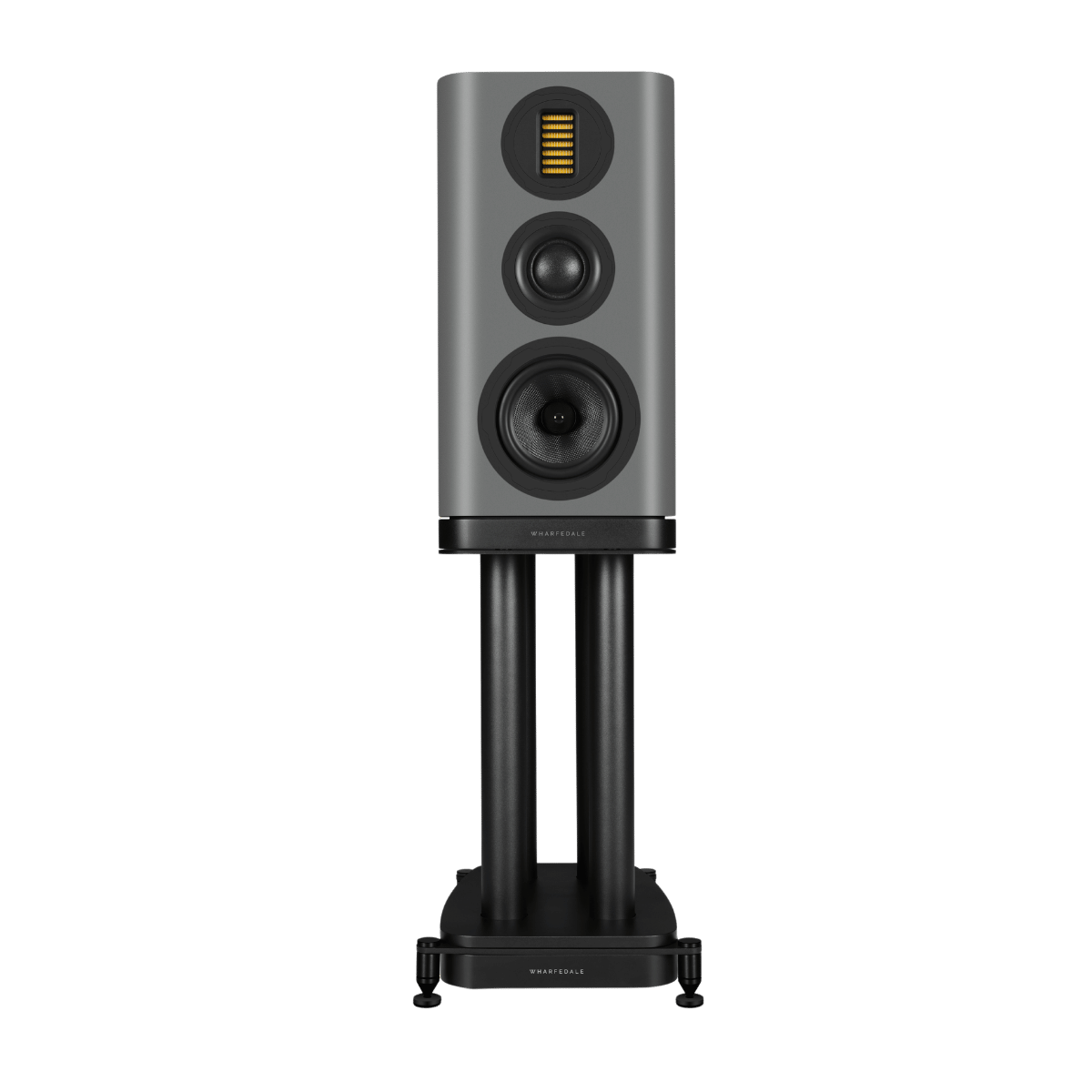Wharfedale EVO5.2 Standmount Speakers with stand Grey #colour_grey