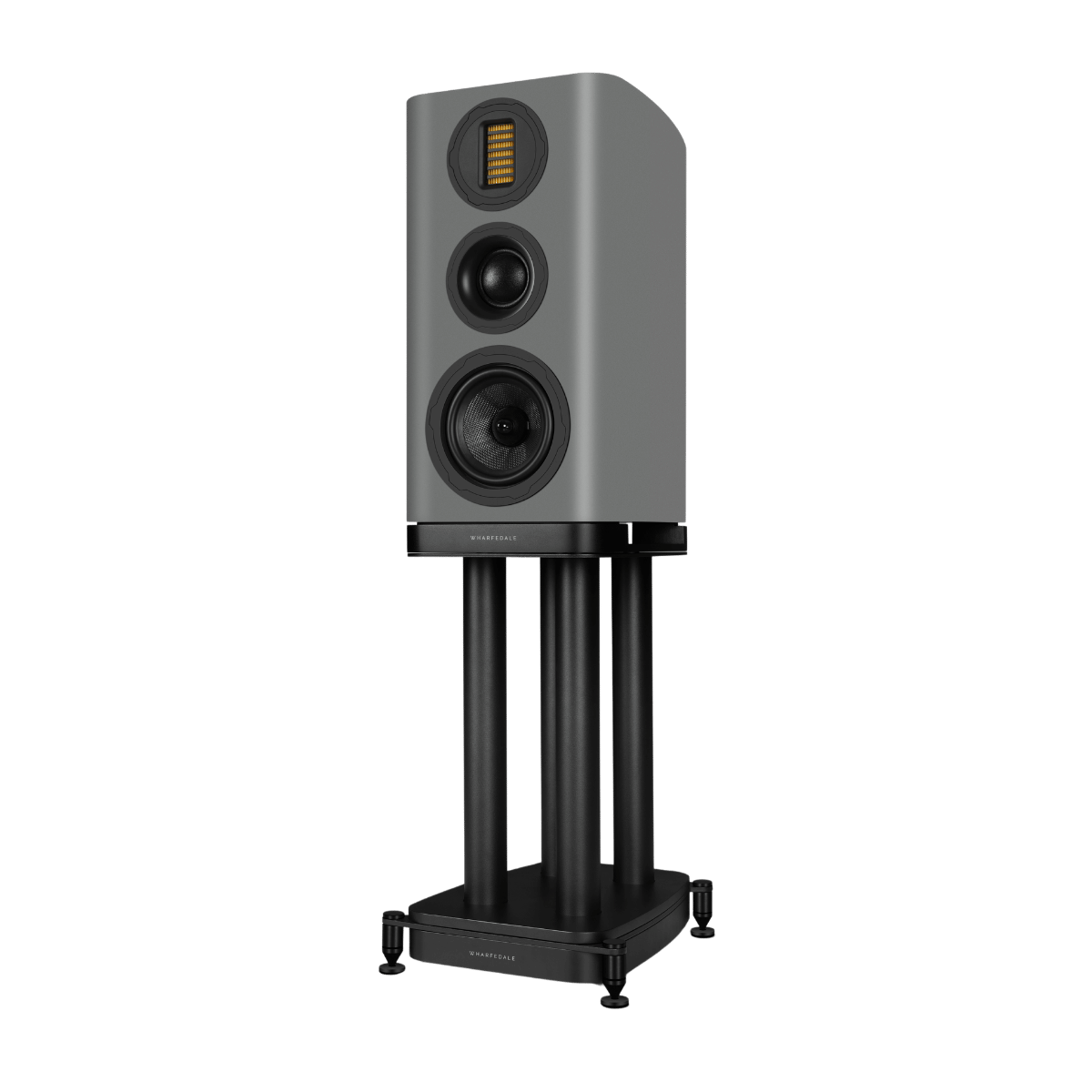 Wharfedale EVO5.2 Standmount Speakers with stand Grey #colour_grey