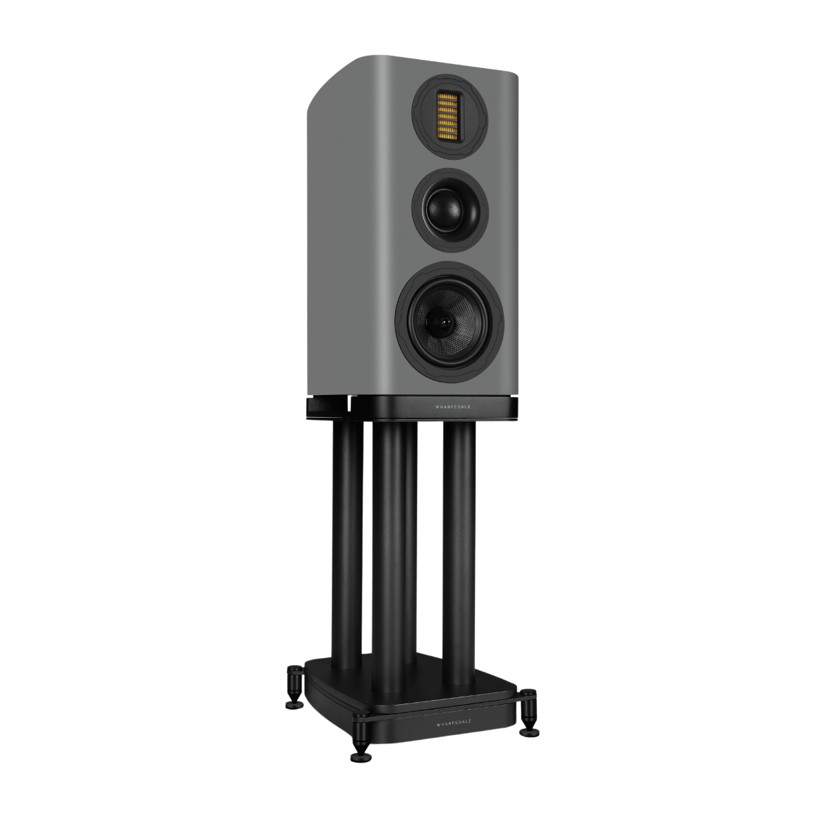 Wharfedale EVO5.2 Standmount Speakers with stand Grey #colour_grey