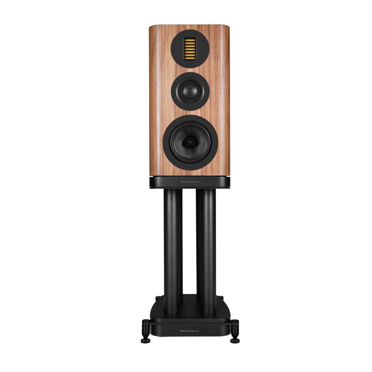Wharfedale EVO5.2 Standmount Speakers with stand Walnut #colour_walnut