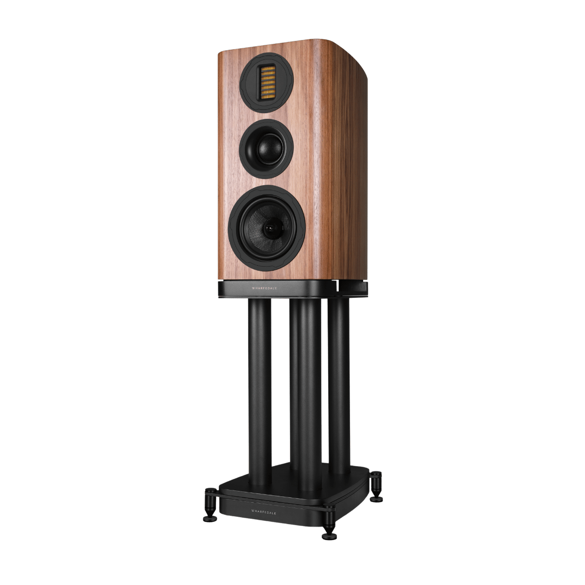 Wharfedale EVO5.2 Standmount Speakers with stand Walnut #colour_walnut