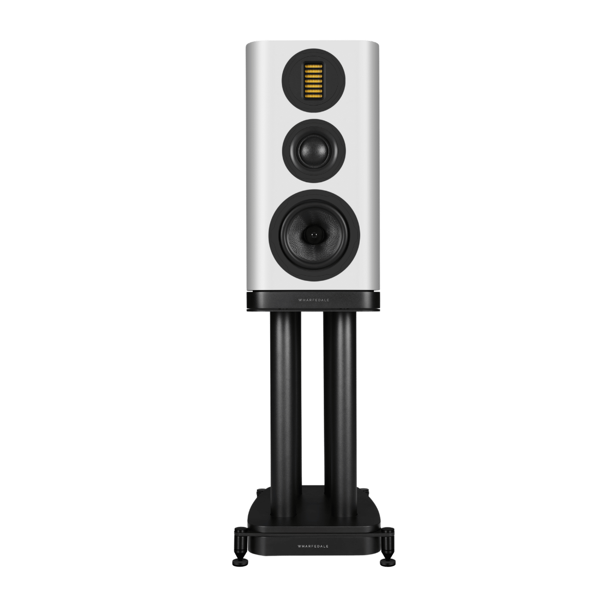 Wharfedale EVO5.2 Standmount Speakers with stand White #colour_white