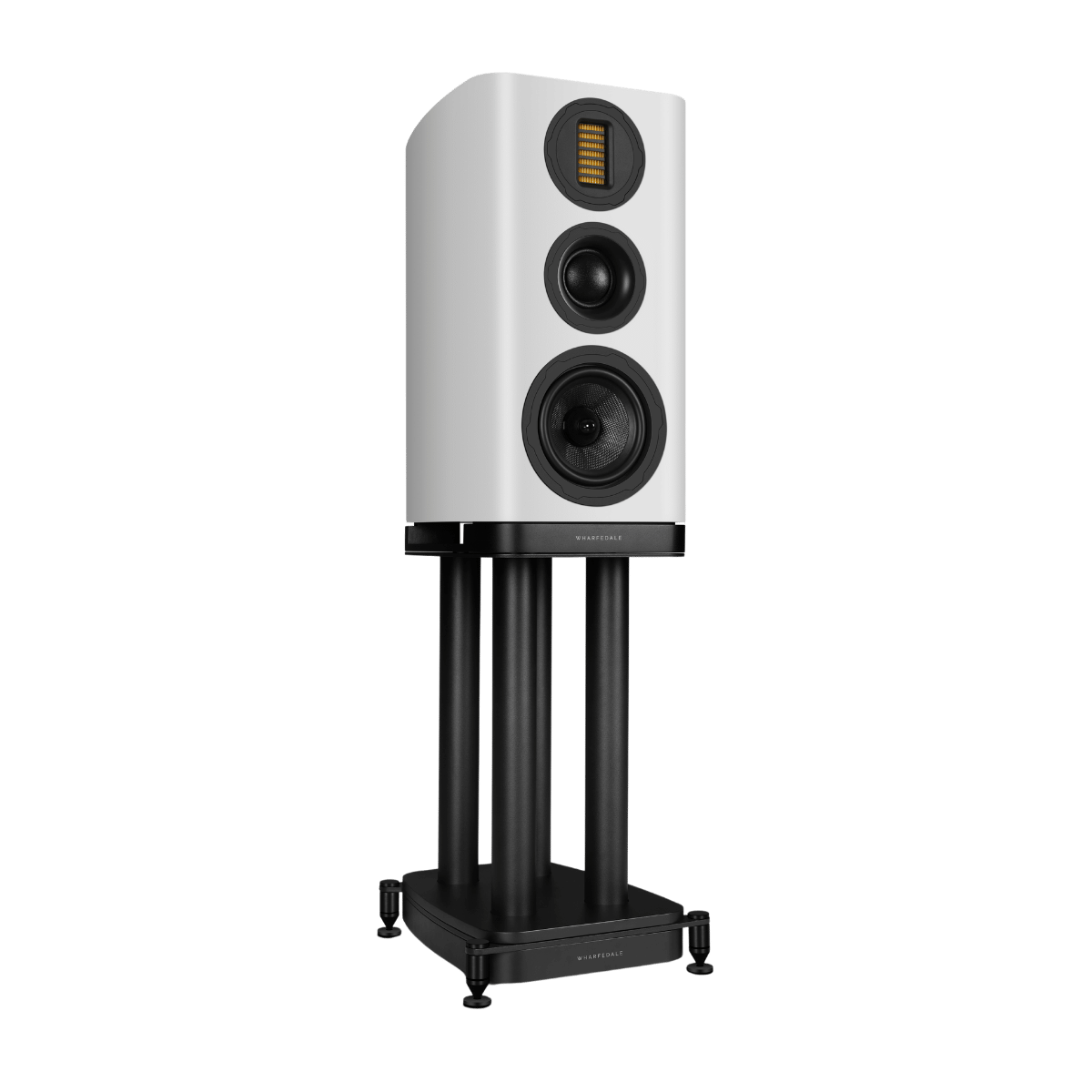 Wharfedale EVO5.2 Standmount Speakers with stand White #colour_white