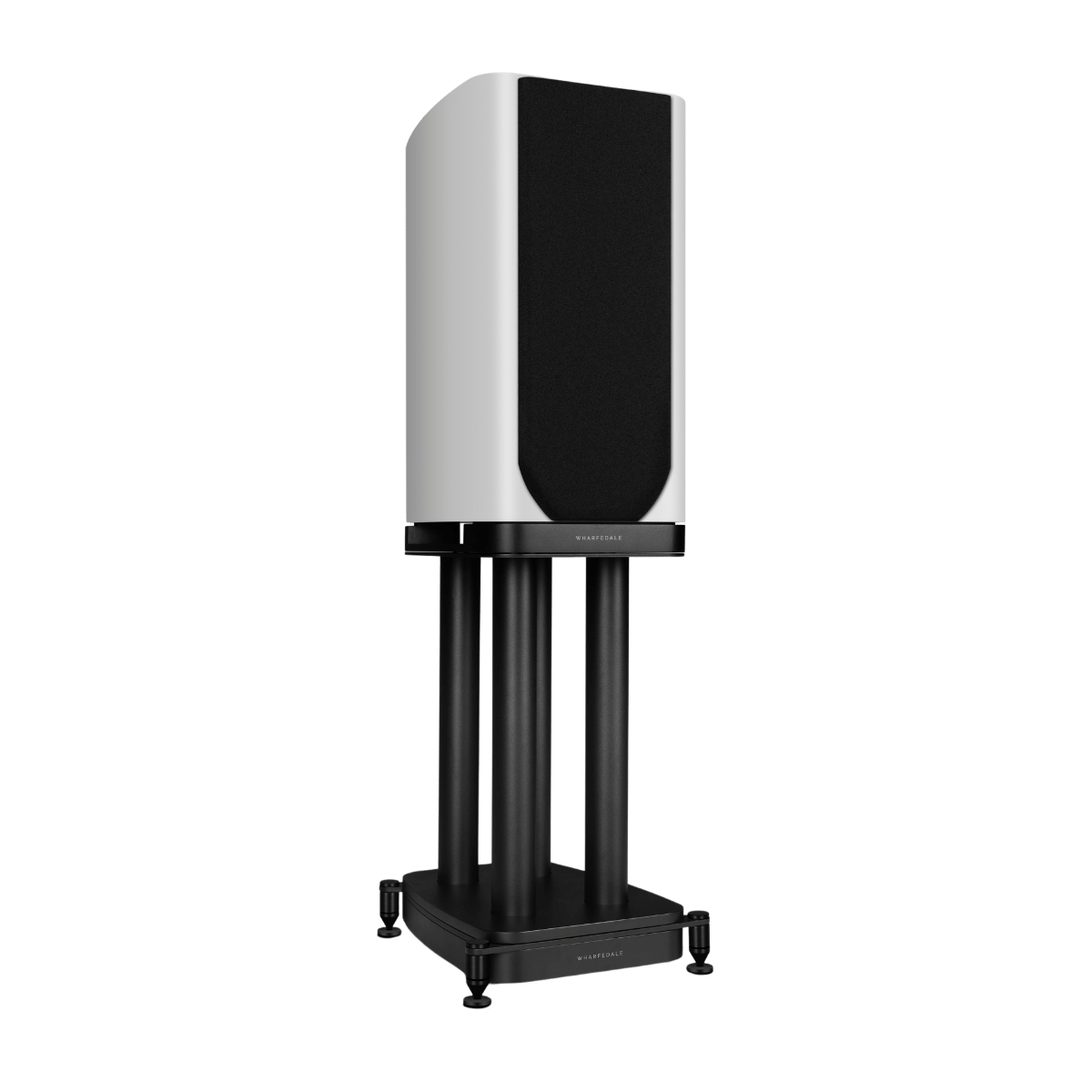 Wharfedale EVO5.2 Standmount Speakers with stand White #colour_white