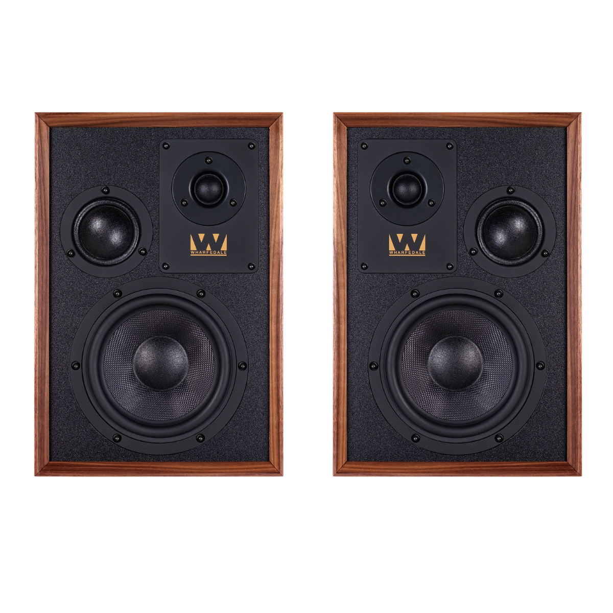 Wharfedale Super Denton Bookshelf Speakers Walnut #colour_walnut
