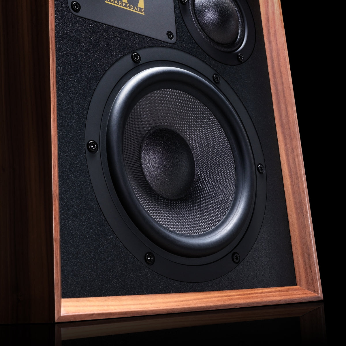 Wharfedale Super Denton Bookshelf Speakers Walnut #colour_walnut