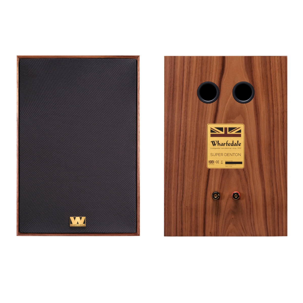 Wharfedale Super Denton Bookshelf Speakers Walnut #colour_walnut