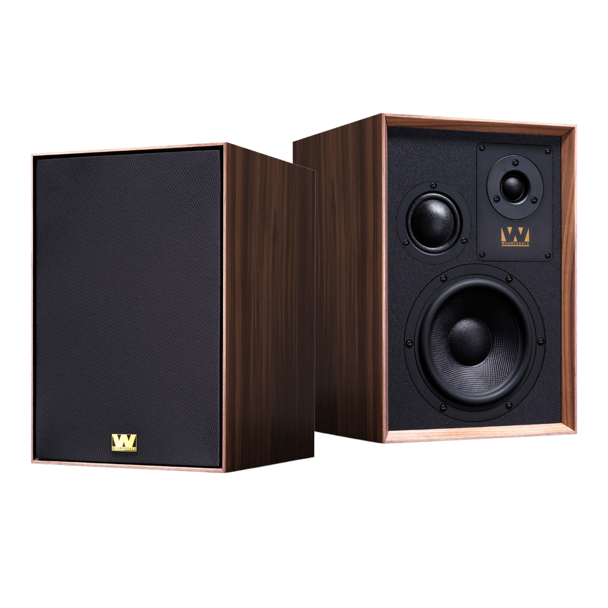 Wharfedale Super Denton Bookshelf Speakers Walnut #colour_walnut