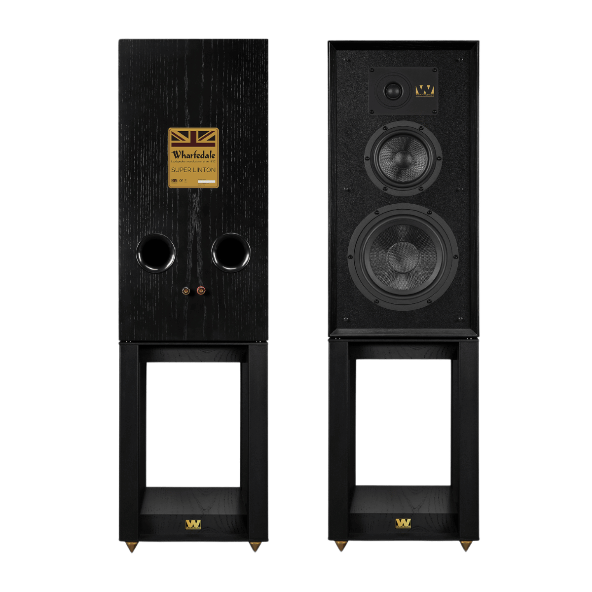 Wharfedale Super Linton Loudspeakers Black #colour_black