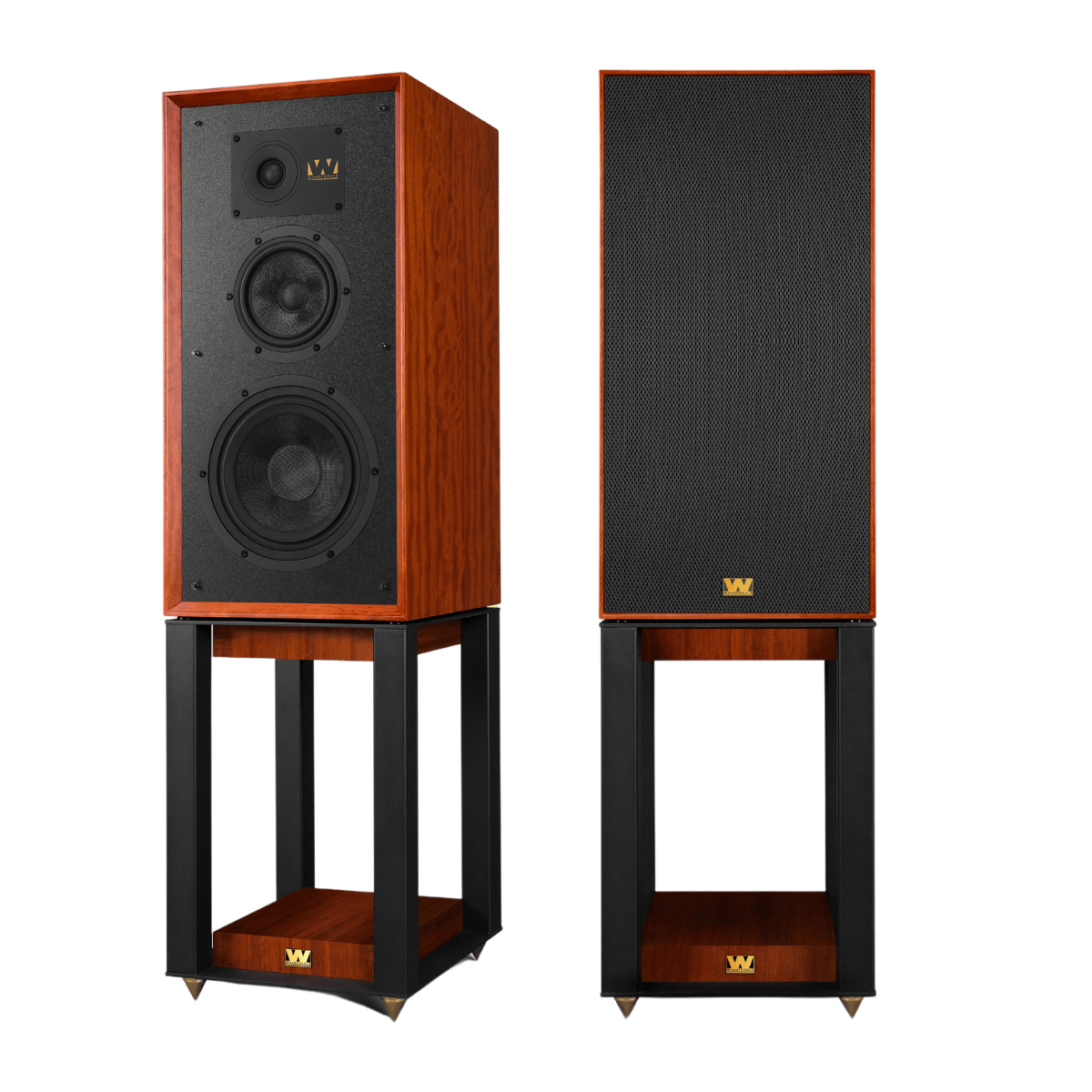 Wharfedale Super Linton Loudspeakers Mahogany #colour_mahogany