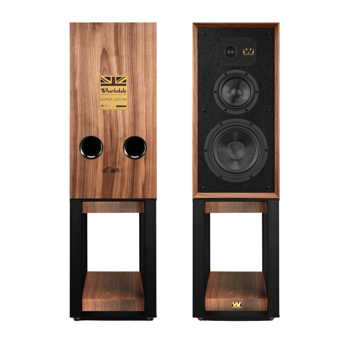 Wharfedale Super Linton Loudspeakers Walnut #colour_walnut
