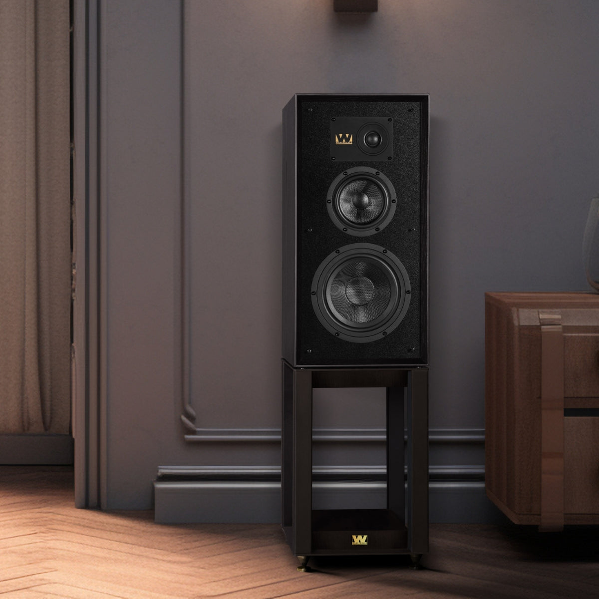 Wharfedale Super Linton Loudspeakers Black #colour_black