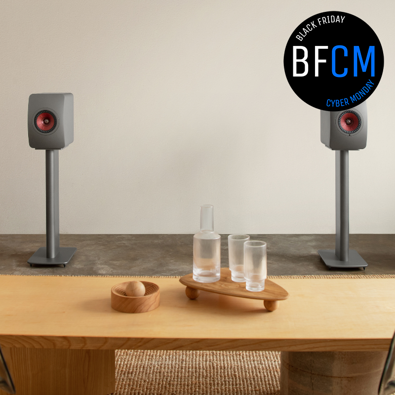 KEF LS50 Wireless II + S2 Stands Bundle
