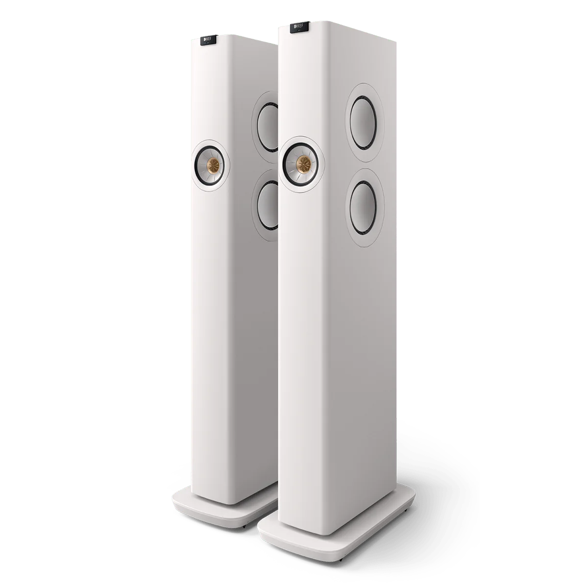 KEF LS60 Wireless | Active Floorstanding Speakers #colour_mineral white