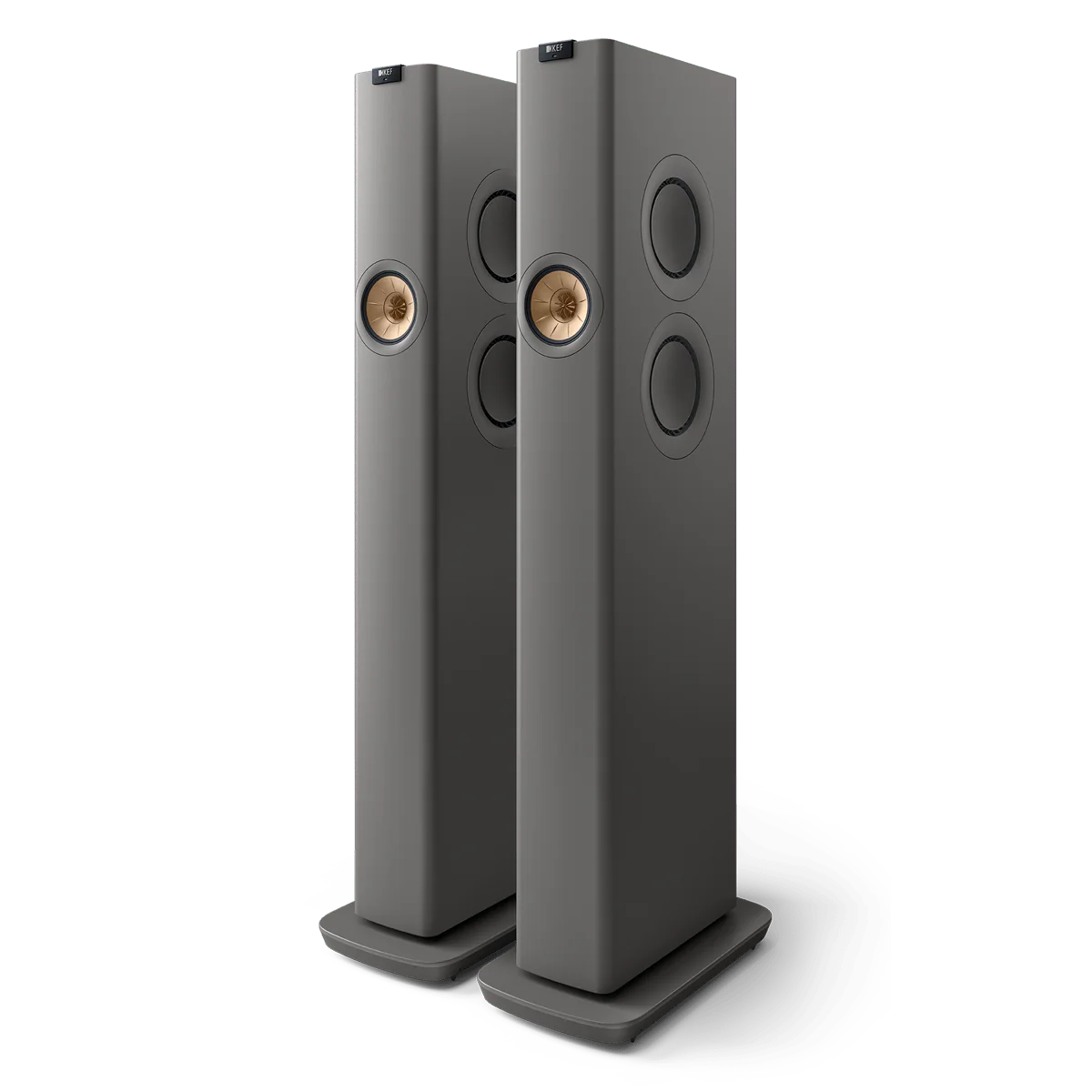 KEF LS60 Wireless | Active Floorstanding Speakers #colour_titanium grey