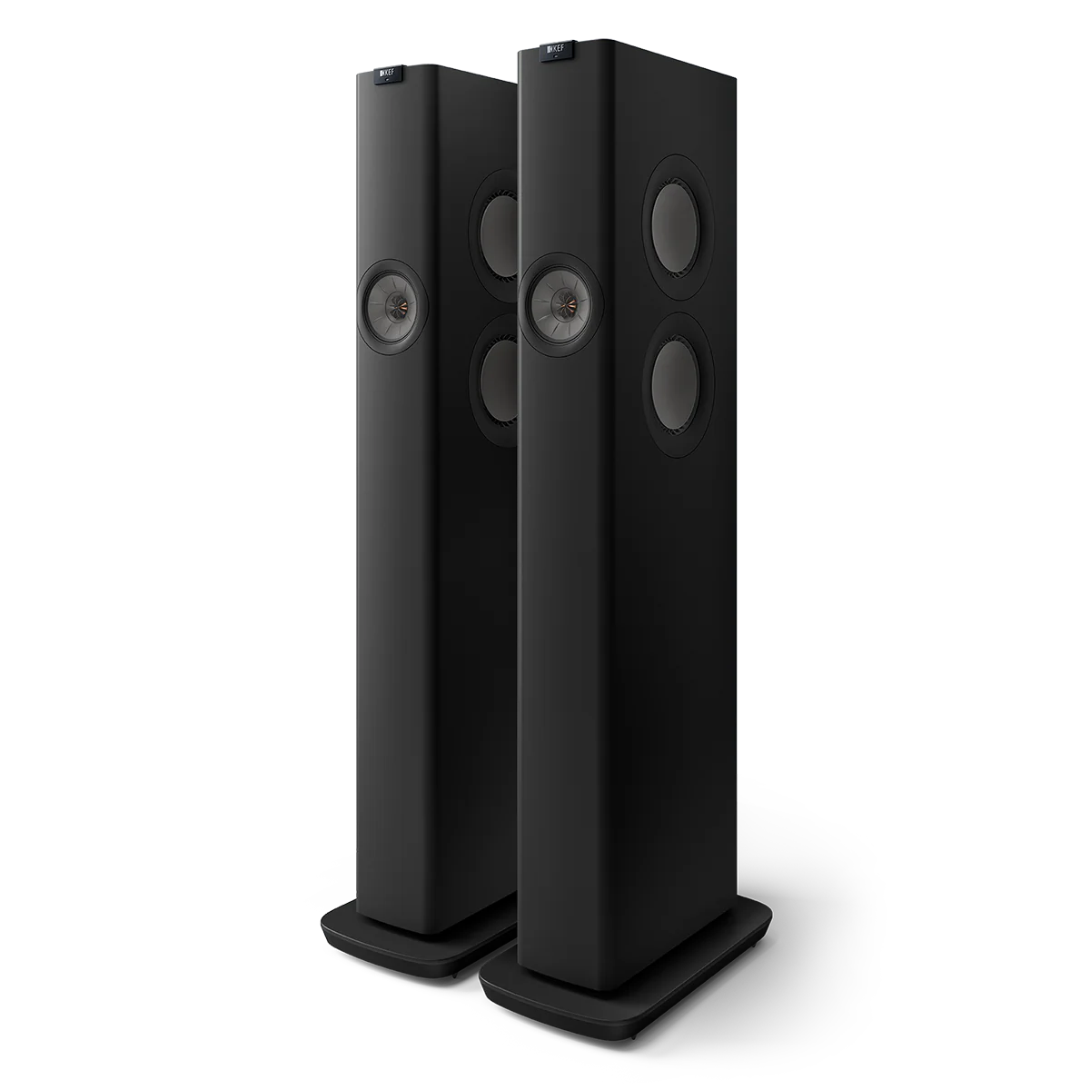 KEF LS60 Wireless | Active Floorstanding Speakers #colour_carbon black