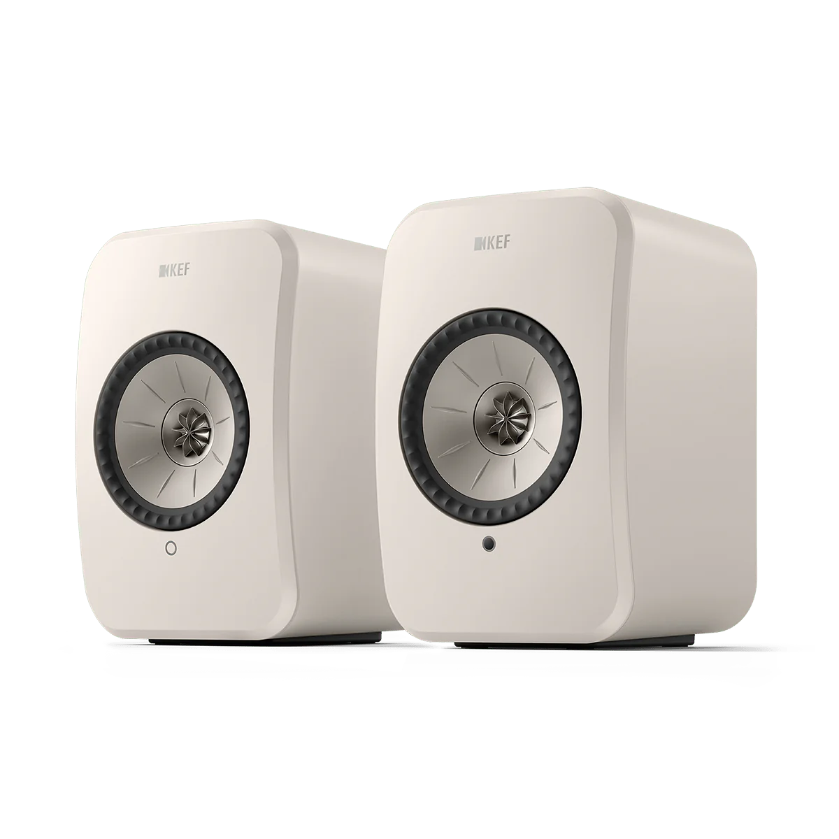 KEF LSX II LT Wireless Active Hi-Fi Speakers #colour_stone white