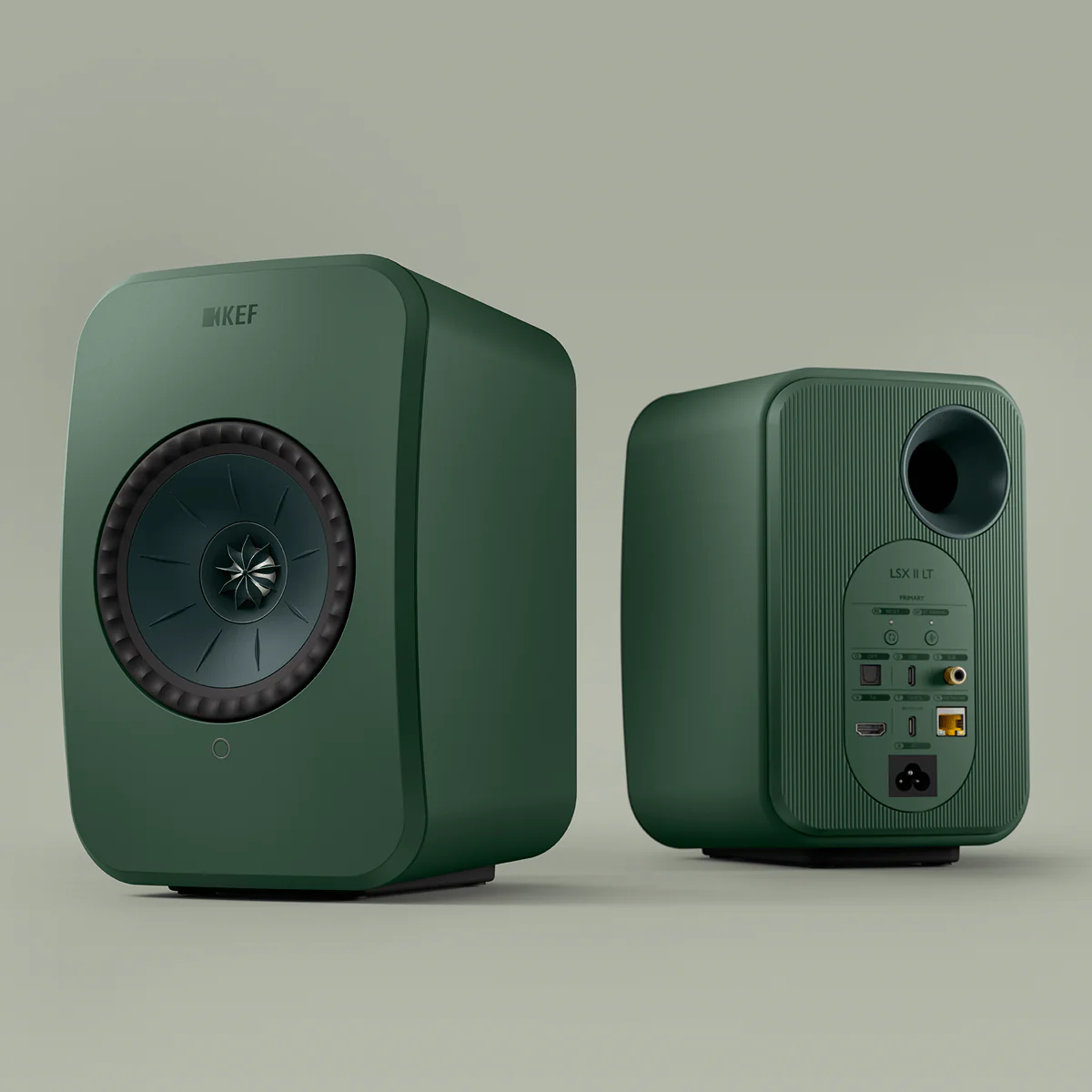 KEF LSX II LT Wireless Active Hi-Fi Speakers #colour_sage green