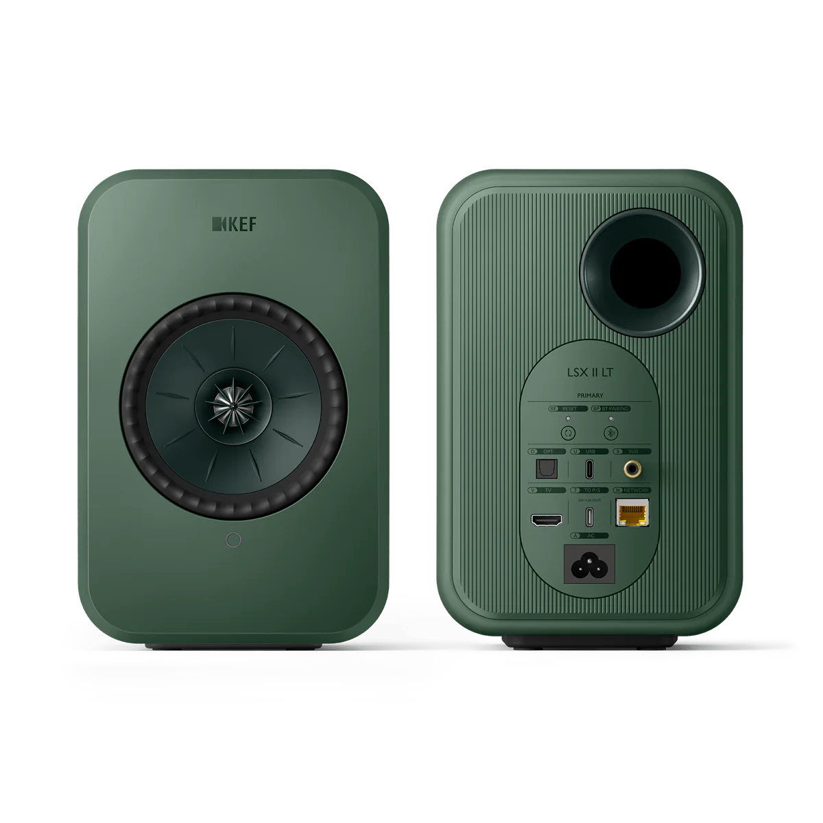 KEF LSX II LT Wireless Active Hi-Fi Speakers #colour_sage green