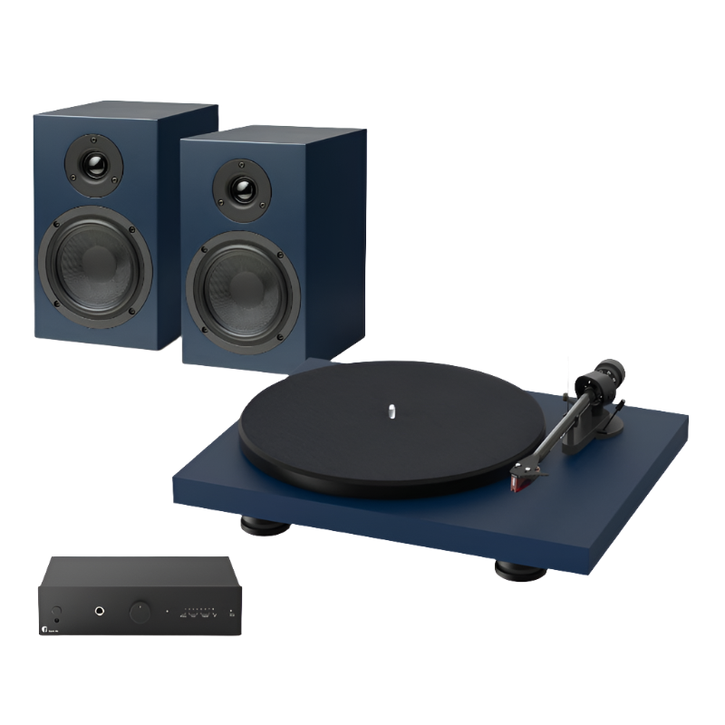 Pro-Ject Colourful Hi-Fi Pack #colour_satin steel blue