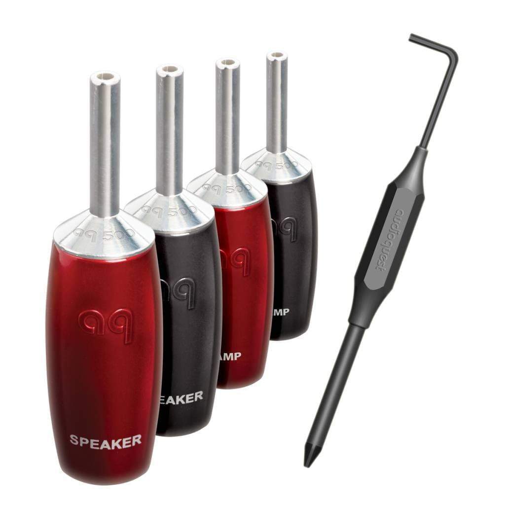 AudioQuest 1000 Series Banana (Silver) - Pack of 4